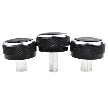 

3 Pcs/Set A/C Knob Button High Quality ABS Parts For Mazda 2 Aluminum Alloy