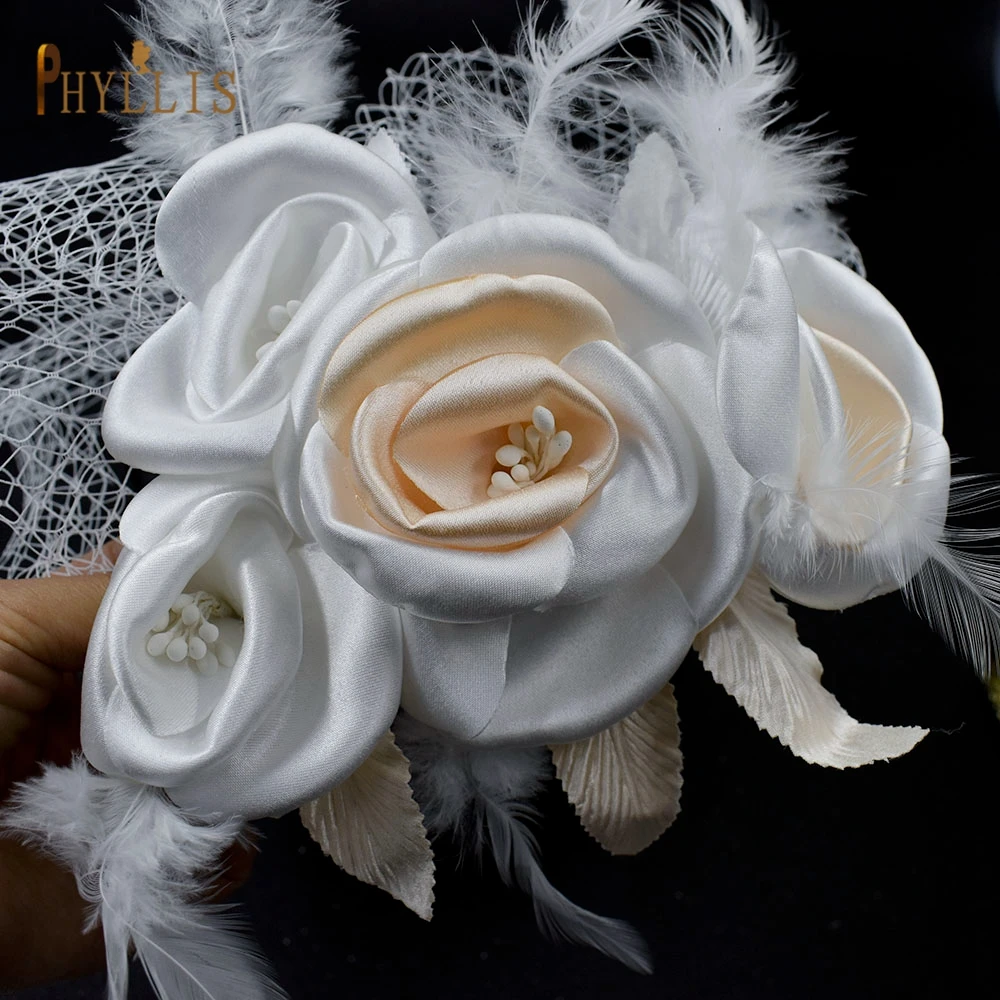 JM01 Trendy Birdcage Veil Blusher Veil Wedding Fascinator Hair Accessories Flower Bride Headband Veil Bridal Headwear Face Veils JM01 Trendy Birdcage Veil Blusher Veil Wedding Fascinator Hair Accessories Flower Bride Headband Veil Bridal Headwear Face Veils