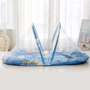 

Adjustable Infant Bed Net Collapsible Baby Bath Mosquit Net Kid Zipper Tent Crib Home Breathable Baby Mosquito Net