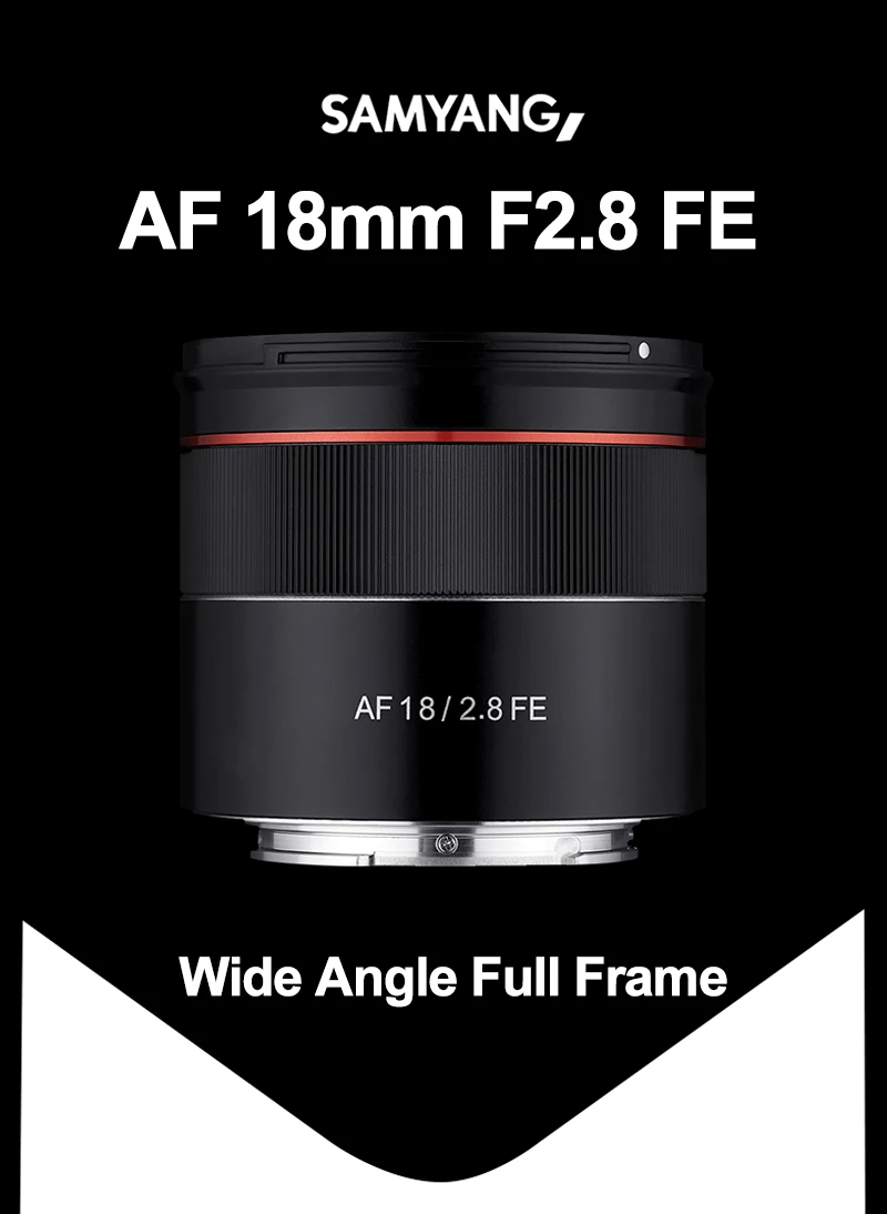 Samyang 18mm F2.8 FE Wide Angle Full Frame Camera Lens For