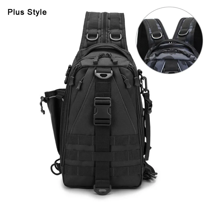 Мужская сумка для груди, походная сумка на ремне, сумка на ремне, дорожная камуфляжная Сумка для кемпинга, поясная сумка, горный велосипед, Blaso Mochila Sport XA839WA - Цвет: Plus Black