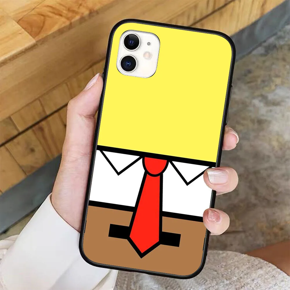 

Spongebob Squarepants Phone Case For iPhone 11 Pro X XR XS Max 6 7 8 plus Samsung S8 S9 S10 S20 A10 A50