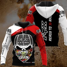 2021 New Skull Racing Hoodie 3D Printed Sweatshirt Men's Sportswear Harajuku Hip Hop Casual Pullover Hoodie