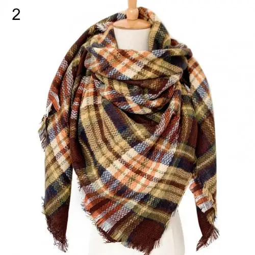 Multi-color  Stylish Multi-function Long Warm Shawl Comfortable Scarf Wrap Washable   for Gift mens infinity scarf Scarves