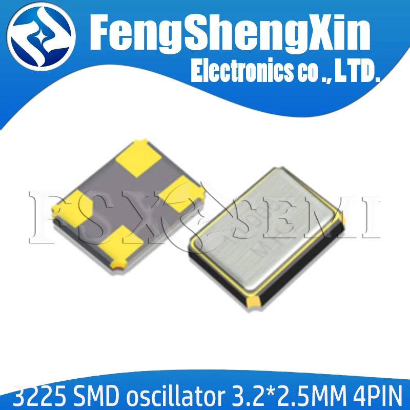 

5pcs 3225 QSC oscillator 3.2*2.5MM 4PIN 4MHZ 5MHZ 6MHZ 6.144MHZ 7.3728MHZ 8MHZ 8.192MHZ 10MHZ 11.0592M 12MHZ 16M 18.432MHZ OSC