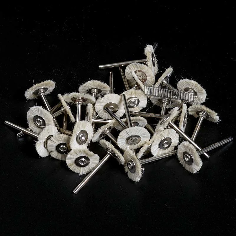 Polimento roda para laboratório dental, ferramentas rotativas, 2.35mm, 30pcs