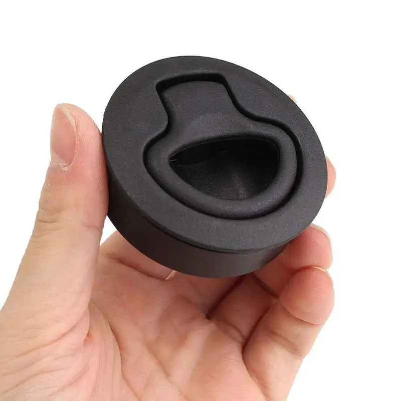 HLZS-4Pcs круглая черная промывка Slam защелка для RV лодки морская, для палубы замена двери люка