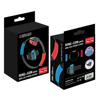 

NEW Games Grips for Switch Joy-Con Leg Fixing Strap with adjustable elastic strap and cloth cover set