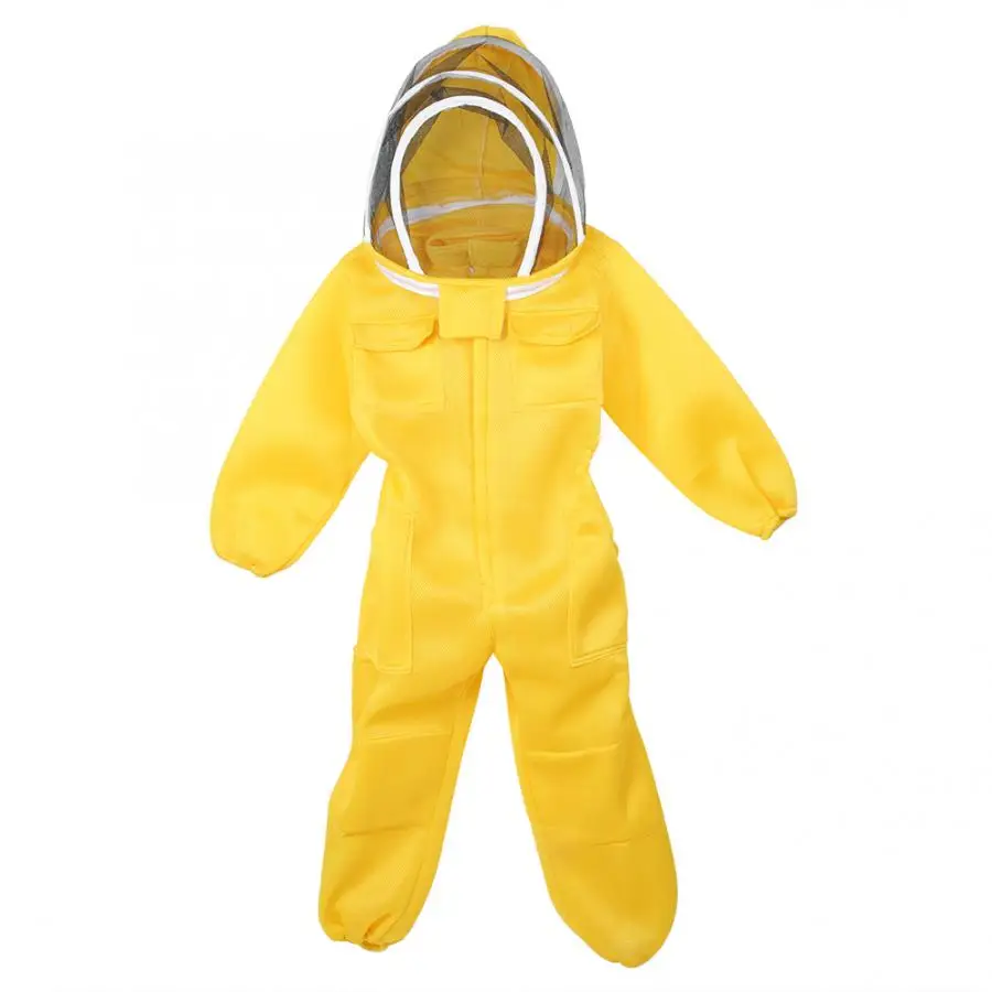 Костюм пчеловода с капюшоном, цельный дышащий защитный костюм пчеловода, оборудование для пчеловодства, одежда для пчеловодства, защитный костюм