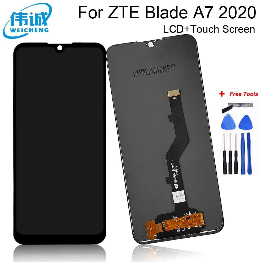 ЖК дисплей с сенсорным экраном для ZTE Blade A7 vita A7S A5 2019 2020 P963F02 A0722 дигитайзер Prime