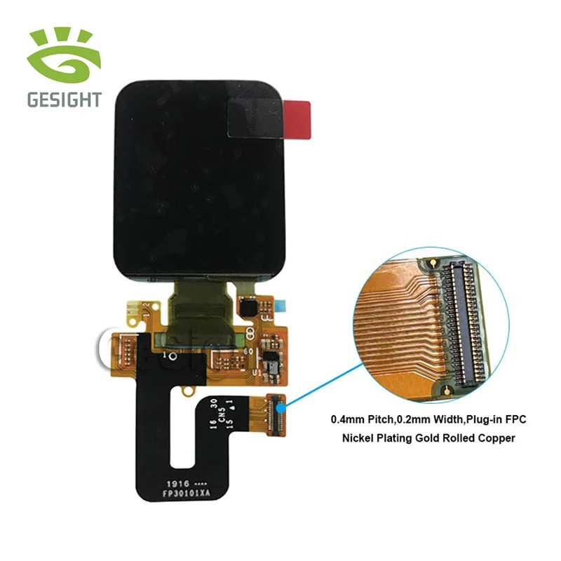 Display Amoled Quadrado Wearable para Pulseira de Relógio Inteligente Tela no Painel de Toque Celular Interface Mipi 1.78 368x448 - Imagem 4