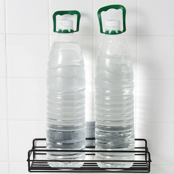 Kitchen Bathroom Shower Caddy Shelf Wall Mount Corner Organizer Storage Rack LBShipping