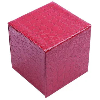 

New Durable Room Car PU Leather Square Tissue Box Paper Holder Case Cover Napkin Color:Red crocodile pattern ,Size: 13.8 * 13.8