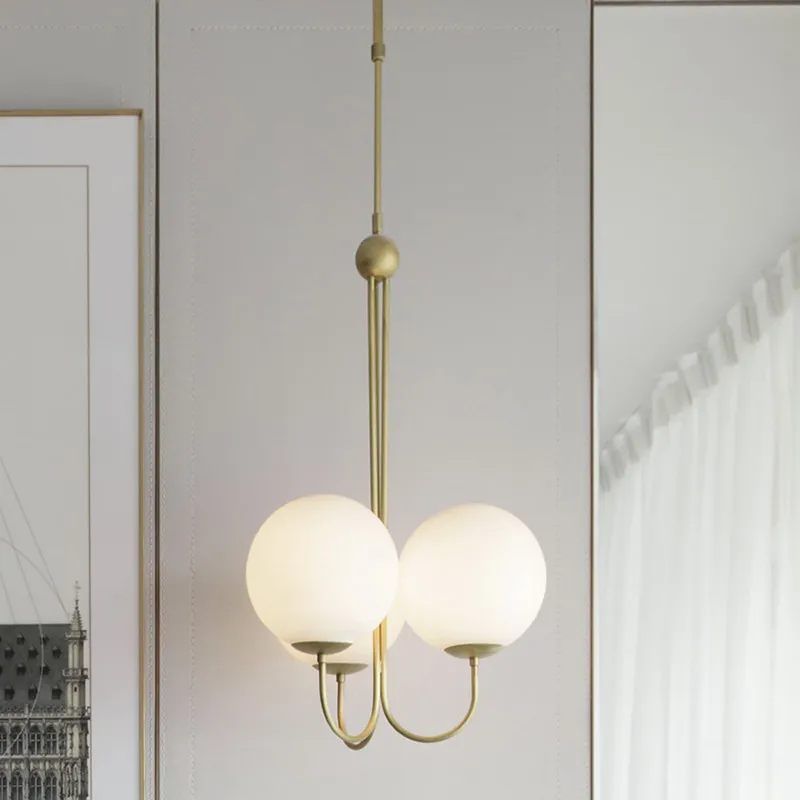 

Nordic glass ball pendant lights Elegant metal Pipe Angle Pendant Light Living Room Kitchen Restaurant decoration house light