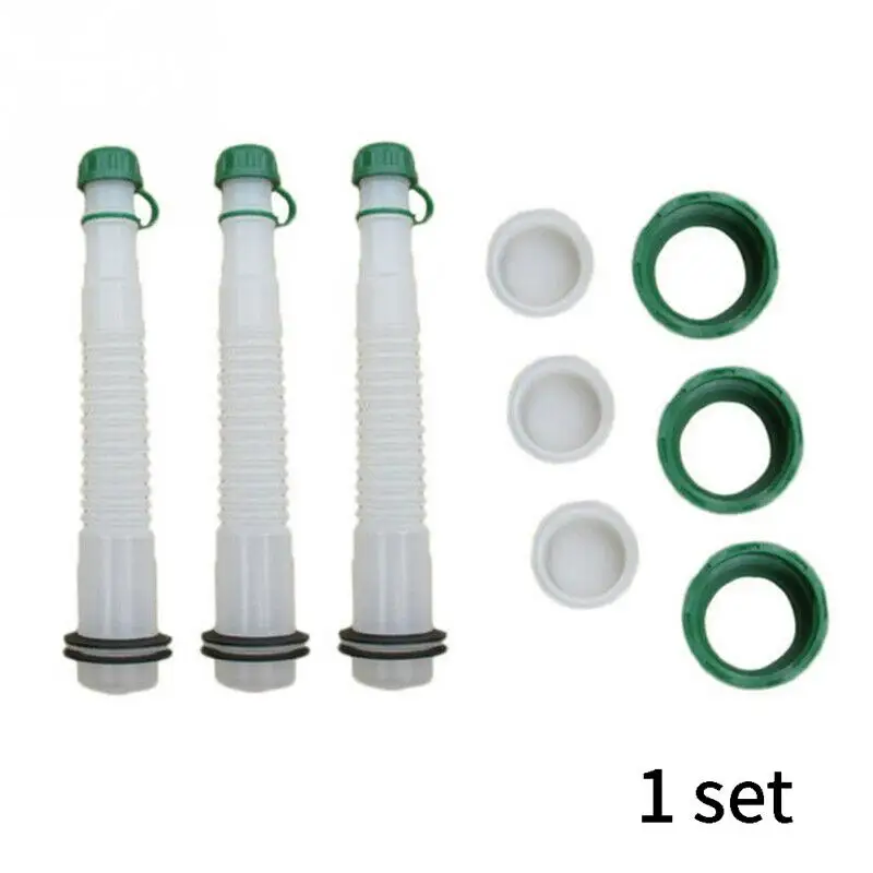 

1 Set Chainsaw Part Repair Accessories Plastic With Cap Power Tools Home Grden Fuel Gas Can Durable Replacement Spout Kit