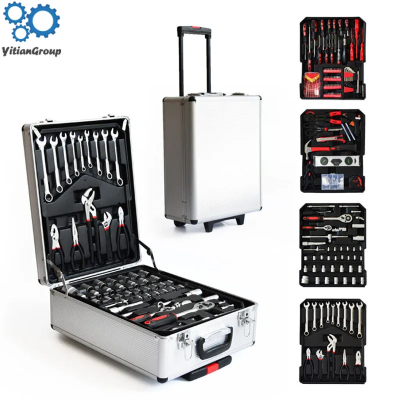 

217pcs Commercial lever tool hardware tool hardware hand tools kit Wrench Screwdriver Knife hammer