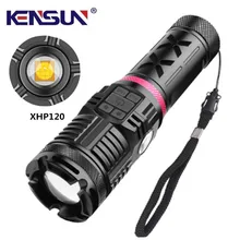 

Multi-function Long Shots Lamp Hunting XHP120 Multi-function Flashlight USB Charging COB LED Hunting Fishing Hand Lamp