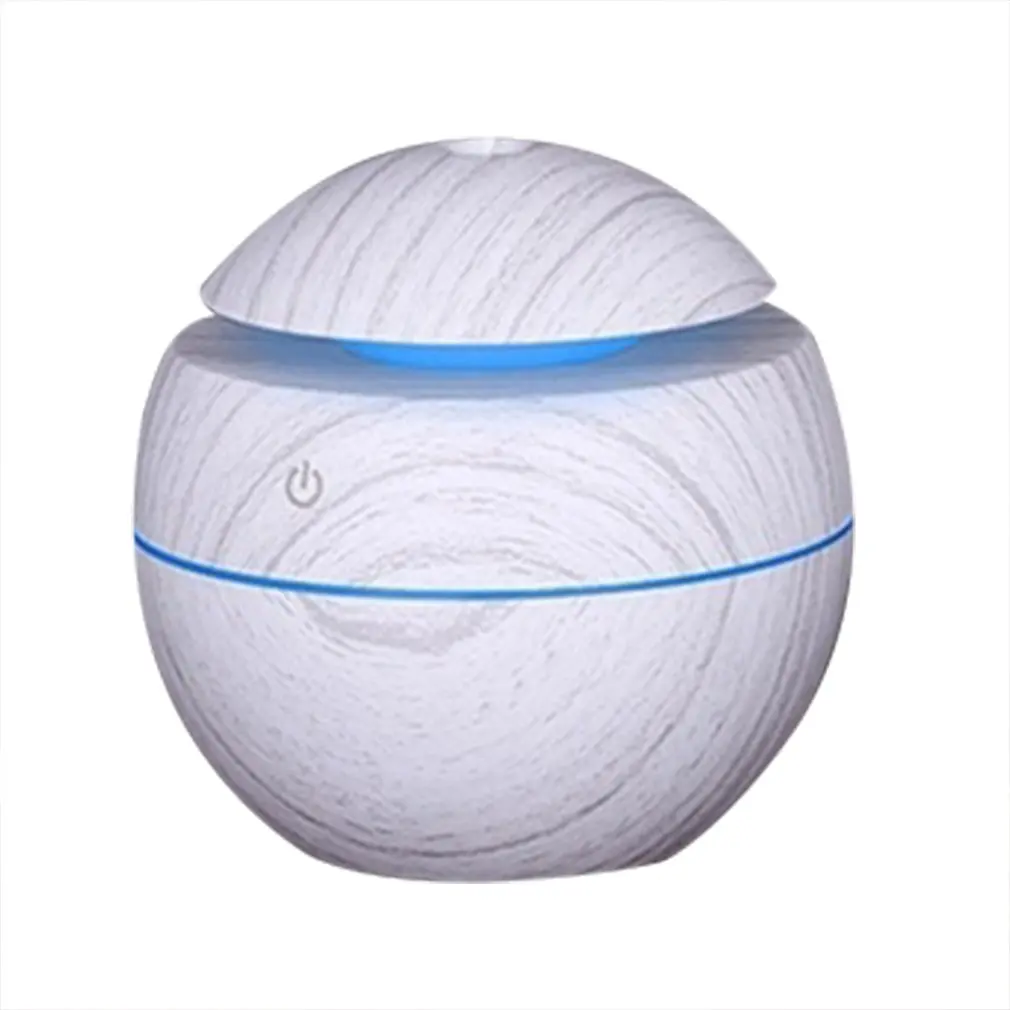 EU Usb туманный красочный увлажнитель ароматерапия машина для дома, древесные зерна ароматерапия машина большой емкости - Цвет: EU