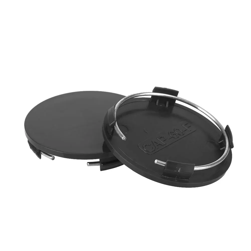 Wheel Center Cap Wheel Hub Cover Durable Hub Cap Tire Car Styling Black 4Pcs Stylish Car Wheel Cover