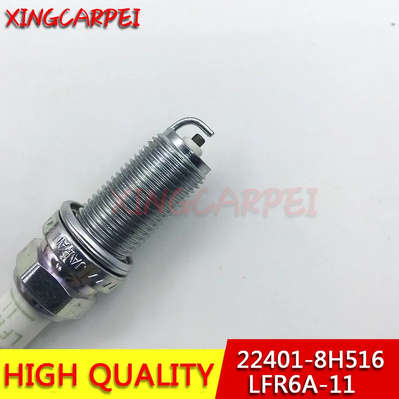 Высокое качество 22401-8H516 LFR6A-11 4 шт. Iridium Power свечи зажигания для Yamaha F115 F225 F250 F300 Nissan Almera Primera