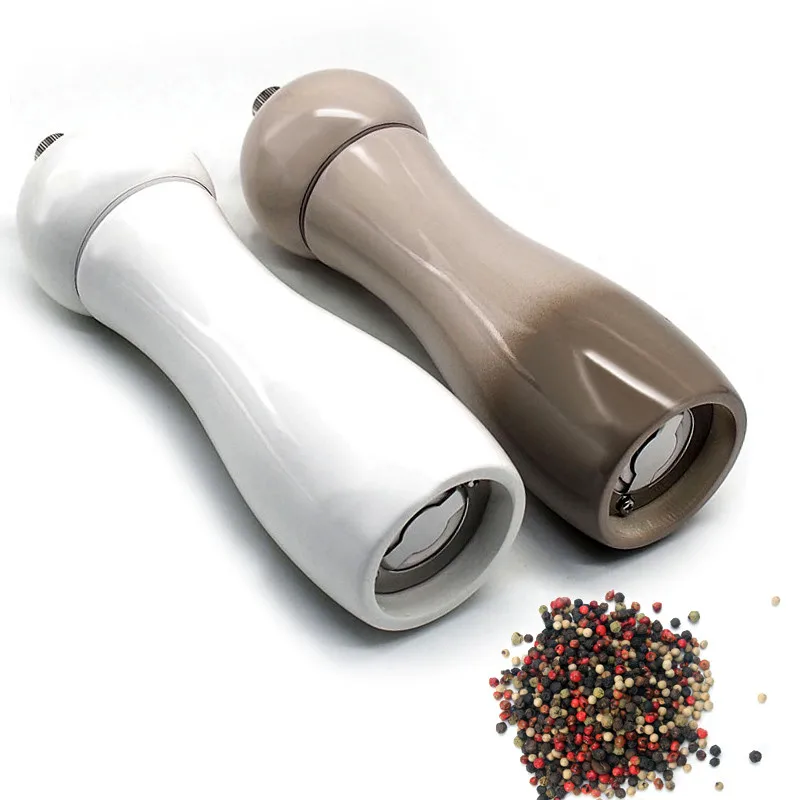 

Sea Salt Manual Mill Ceramics Zanthoxylum Salt Pepper Grinder Multi-function Condiment Bottle Barbecue Tool Home Kitchen Tools