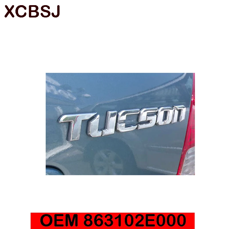 Hyundai Tucson 2005-2009 OEM GENUINE Parts Rear Trunk TUCSON Emblem 863102E000 