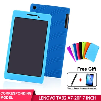 

SZOXBY For Lenovo TAB 2 A7-20F Silicone Case 7 Tablet Case A7-20F Case Cover Soft Shell Shockproof Back Child Silicone Cover