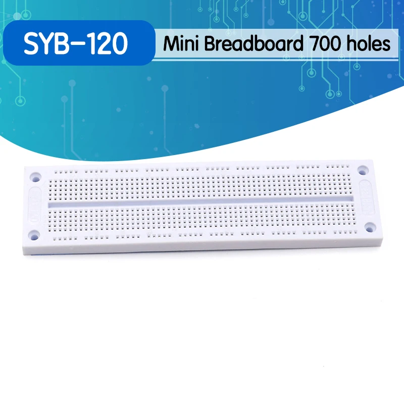 SYB-120 700 точек макетная плата PCB без пайки мини-плата для модуля кабеля Dupont |