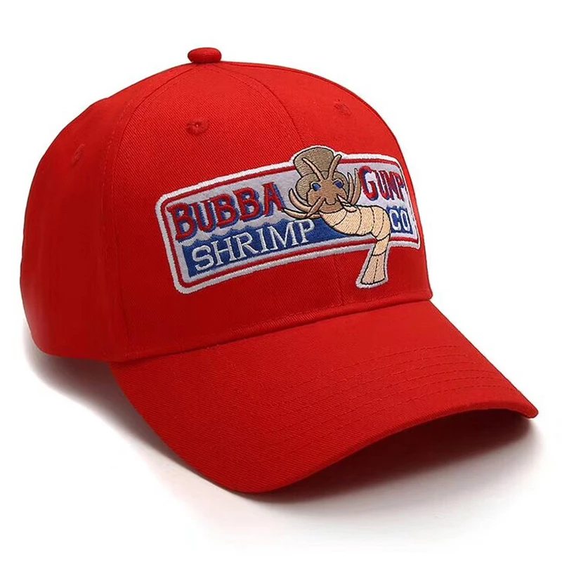 Модная дизайнерская шляпа 1994 BUBBA GUMP креветка бейсболка для мужчин и женщин спортивные шапки летняя Кепка вышитая Повседневная шапка
