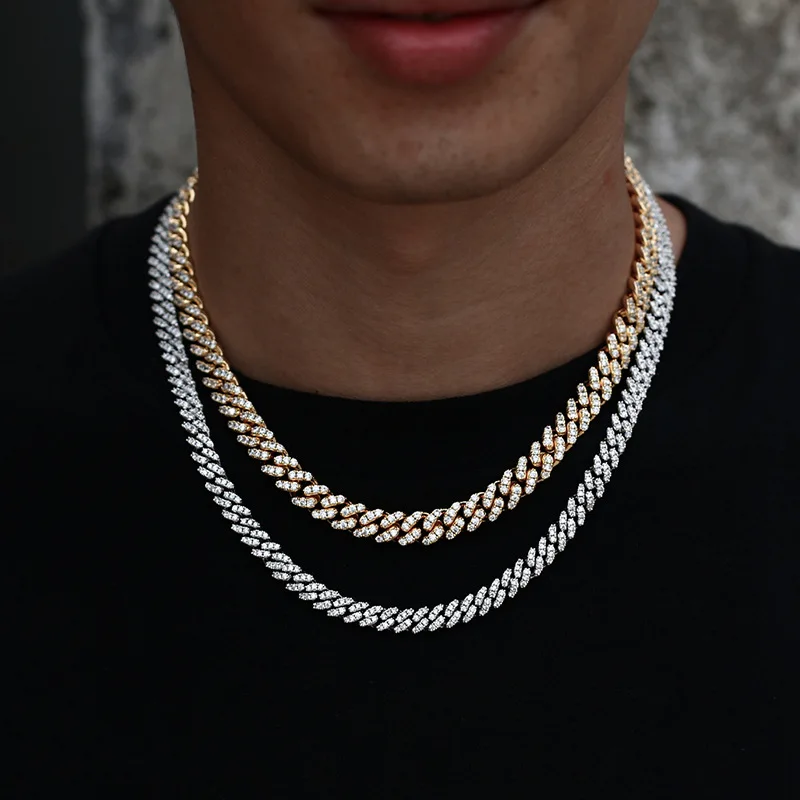 Small 6mm Iced Out Cuban Chain Bling 