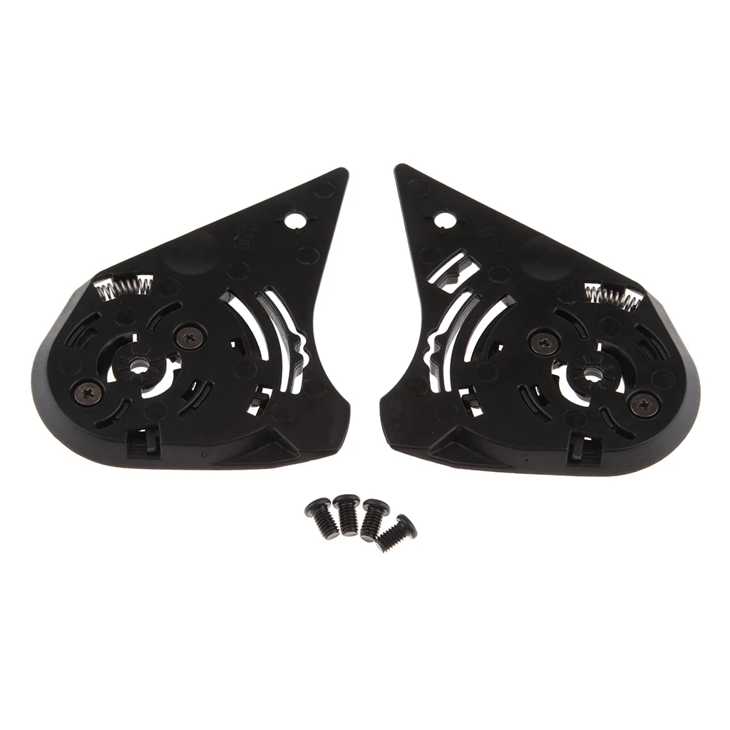 2 Pieces Motorcycle Helmet Lens Visor Base Shield Gear Plate for LS2 FF352