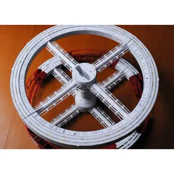 

2001 Space Station V Funny DIY 3D Paper Card Model Building Set Educational Toys Military Model Construction toys for children