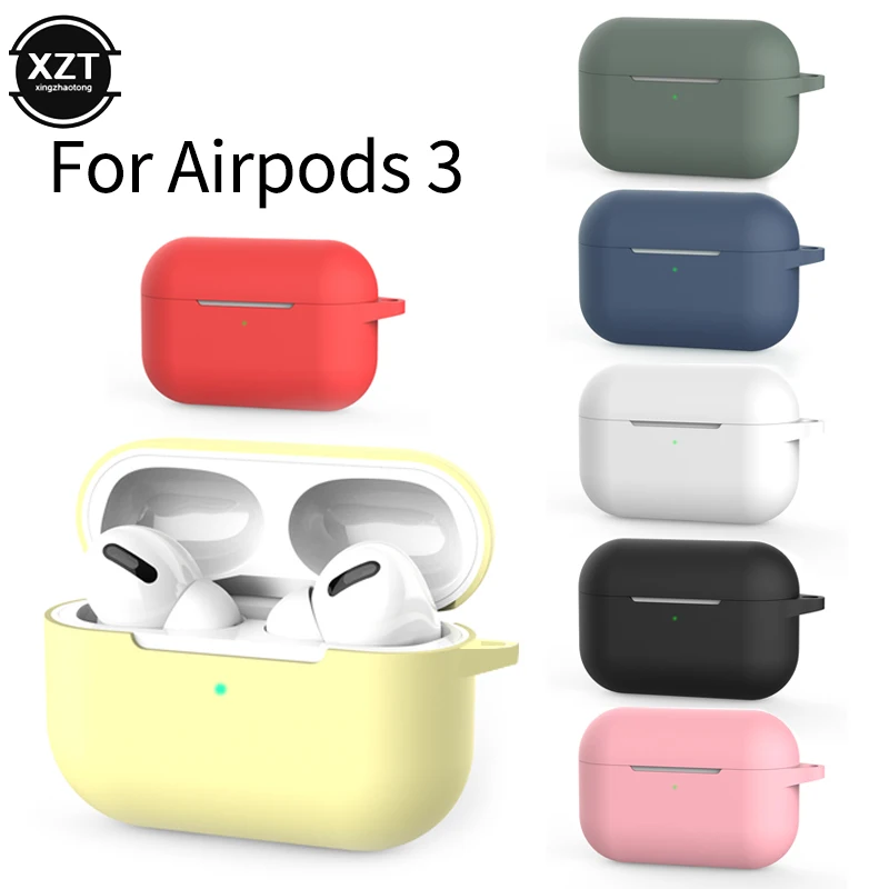 Силиконовый чехол для наушников Apple Airpods Pro AirPods беспроводной Bluetooth гарнитуры