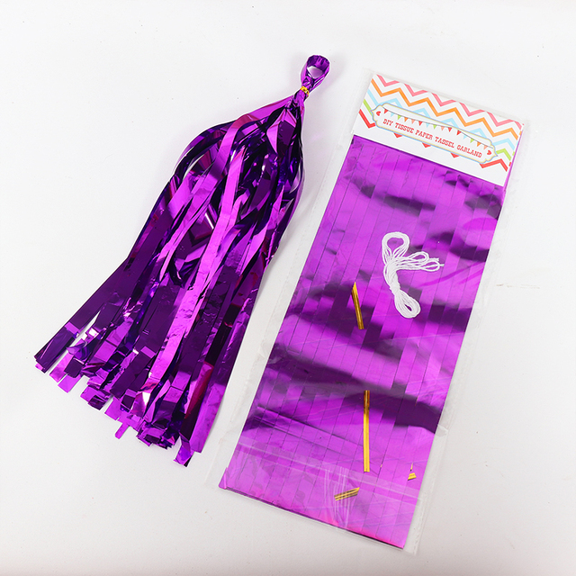 accessories paper tassel ribbon wedding decoration balloon birthday party decoration party decoration baby birthday prop