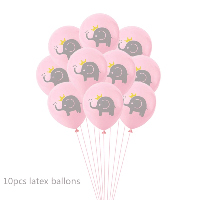 10pcs ballon Милые воздушные шары из латексной фольги для маленьких слонов, детские надувные игрушки для дня рождения, украшения для дня рождения, шар для малышей - Цвет: 10pcs ballon