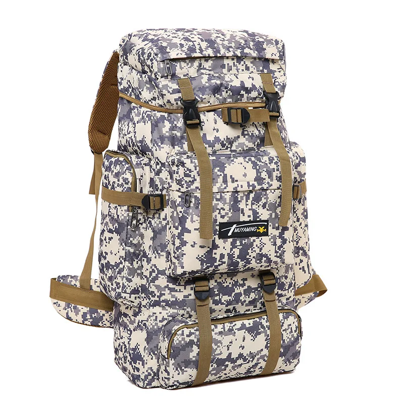 80L водонепроницаемый Камуфляжный тактический военный рюкзак армейский походный кемпинг рюкзак дорожный рюкзак для спорта на открытом воздухе альпинистская сумка - Цвет: 46