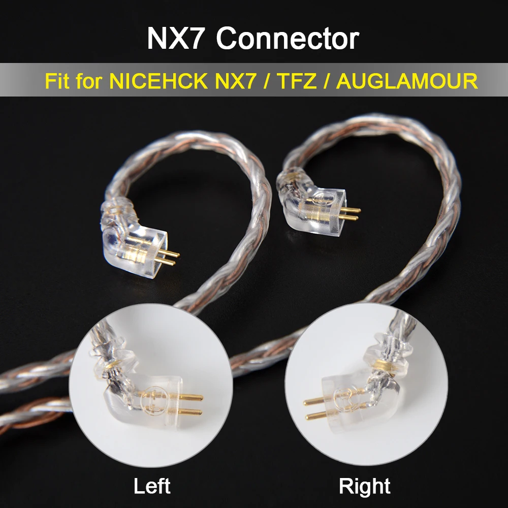 NICEHCK C16 5 16 жильный медный серебристый смешанный кабель 3 5/2 5/4 4 мм разъем MMCX/2Pin/QDC/NX7