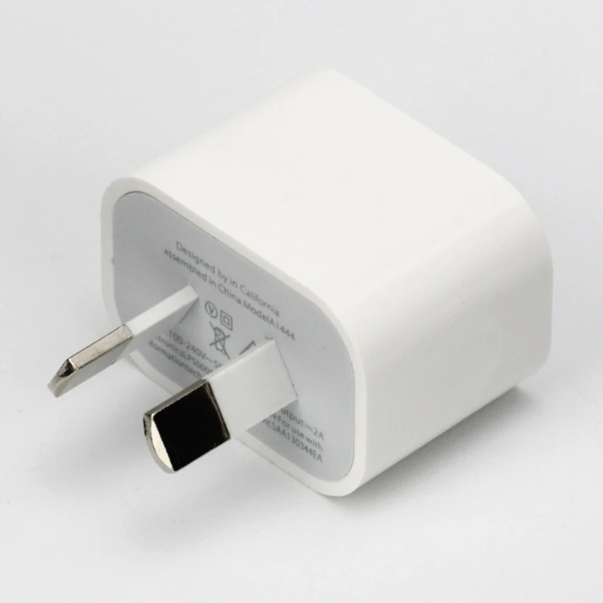 50 шт./лот, USB адаптер питания переменного тока, 5 В, 2 А, Австралия, Новая Зеландия, вилка стандарта Австралии, настенное зарядное устройство для iPhone 6, 7, 8, 6S Plus, X, Xr, Xs, Max зарядное устройство