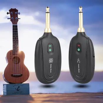

Smart Wireless Guitar Transmitter Receiver System Set Audio Transmitter Receiver For Electric Guitar Bass Violin