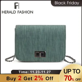 

Solid Color Leather Women Shoulder Bags Famous Designer Vintage Ladies Messenger Bags Office Casual Female Tote Messenger Bag