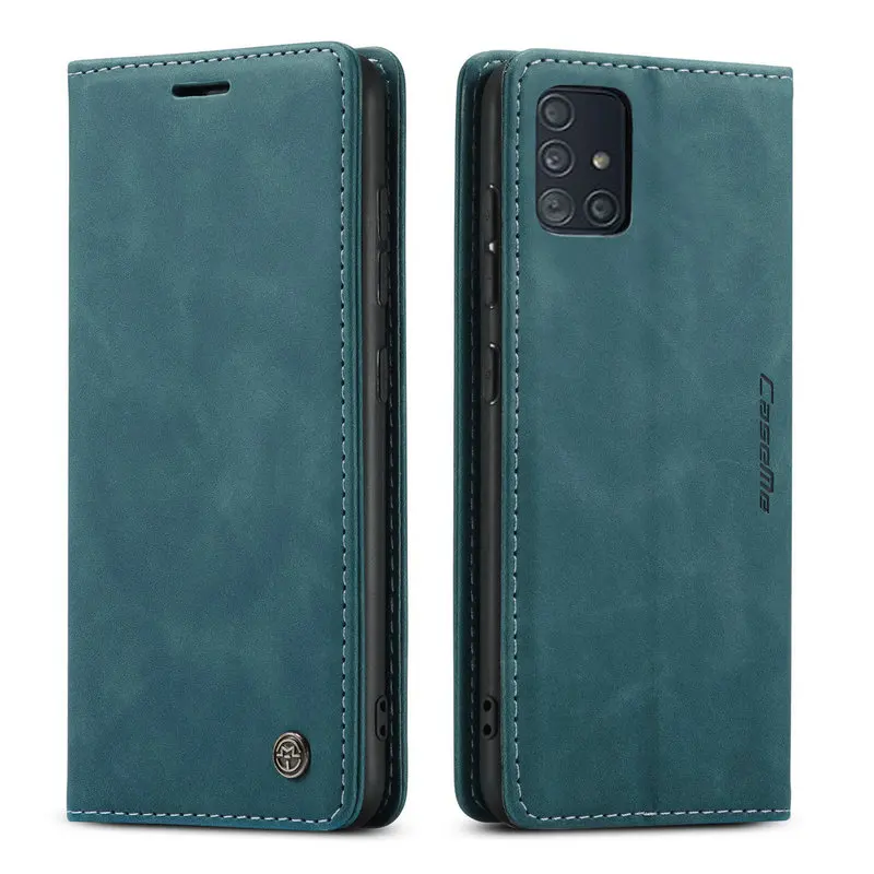 

Estuches for Samsung A51 Flip Case Leather Business Wallet Case for Samsung Galaxy A51 2020 A515F Vintage Mobile Phone Bag A515