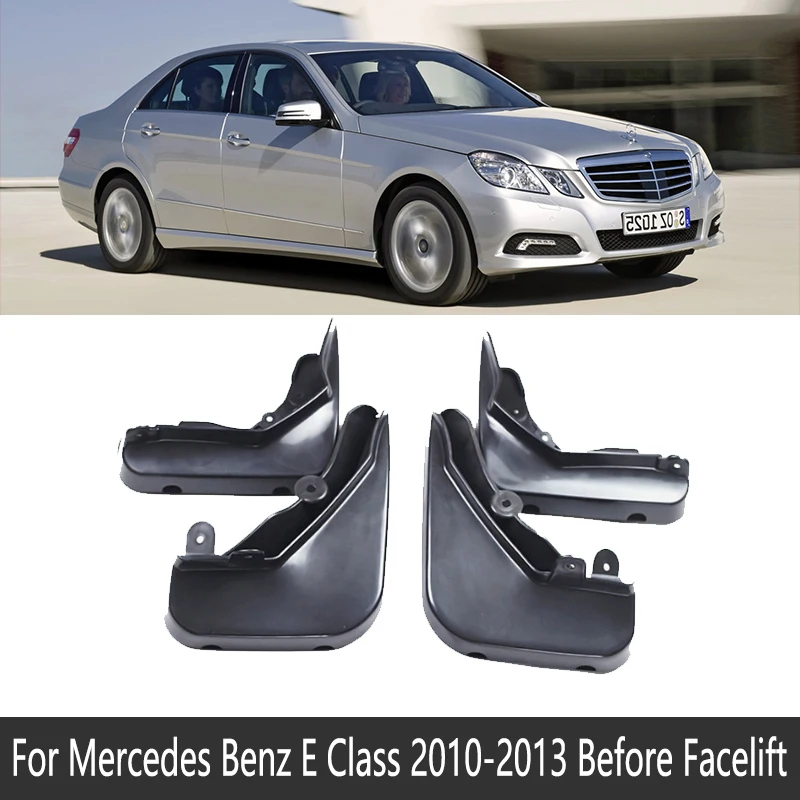 Брызговик для Mercedes Benz E Class W212 W213 2010~ Fender брызговик Всплеск закрылки аксессуары для брызговиков 2011 2012 2013 300 350 - Название цвета: Standard 10-13 W212