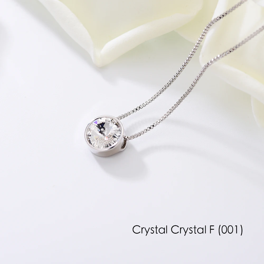 Malanda круглые кристаллы от Swarovski подвески Цепочки И ожерелья Стад Комплект сережек для женщин Новая мода Свадебная вечеринка Ювелирные наборы подарок
