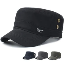 T-MAC, мужская Кепка в стиле милитари, демисезонная Мужская кепка в стиле милитари, Мужская кепка с плоским верхом из хлопка, Черная кепка в стиле милитари, Мужская кепка