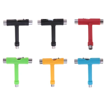 

2 Sets All-in-One Skateboard Longboard Repair T Tool Portable Durable Multi-function Wrench Screwdriver Sports Parts Accessories