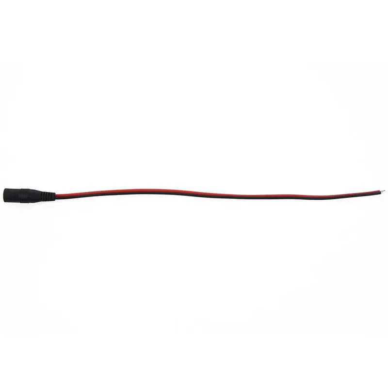 5 шт. 5,5x2,1 мм Женский DC разъем питания адаптер для проводов кабеля DC шнуры питания DC 12 В 30 см