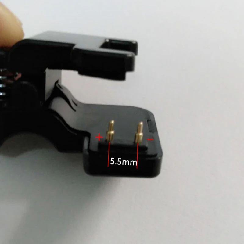 Умные наручные Смарт часы зажим типа 2 pin 4mm или 5 5mm 3 6mm 4 7.5mm зарядный кабель USB порт