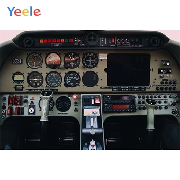 

Yeele Spaceship Space Capsule Instrument Universe Baby Photography Background Customized Photographic Backdrops for Photo Studio