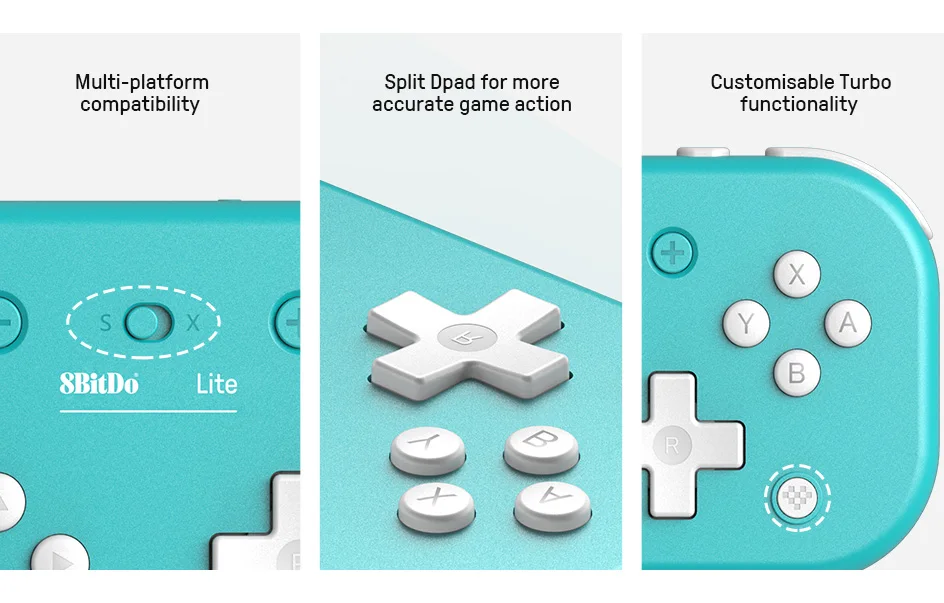 8BitDo Lite Bluetooth Gamepad for Nintendo Switch Windows