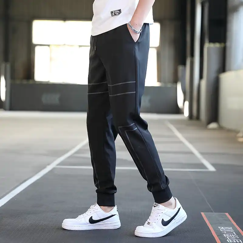 mens cropped trousers skinny